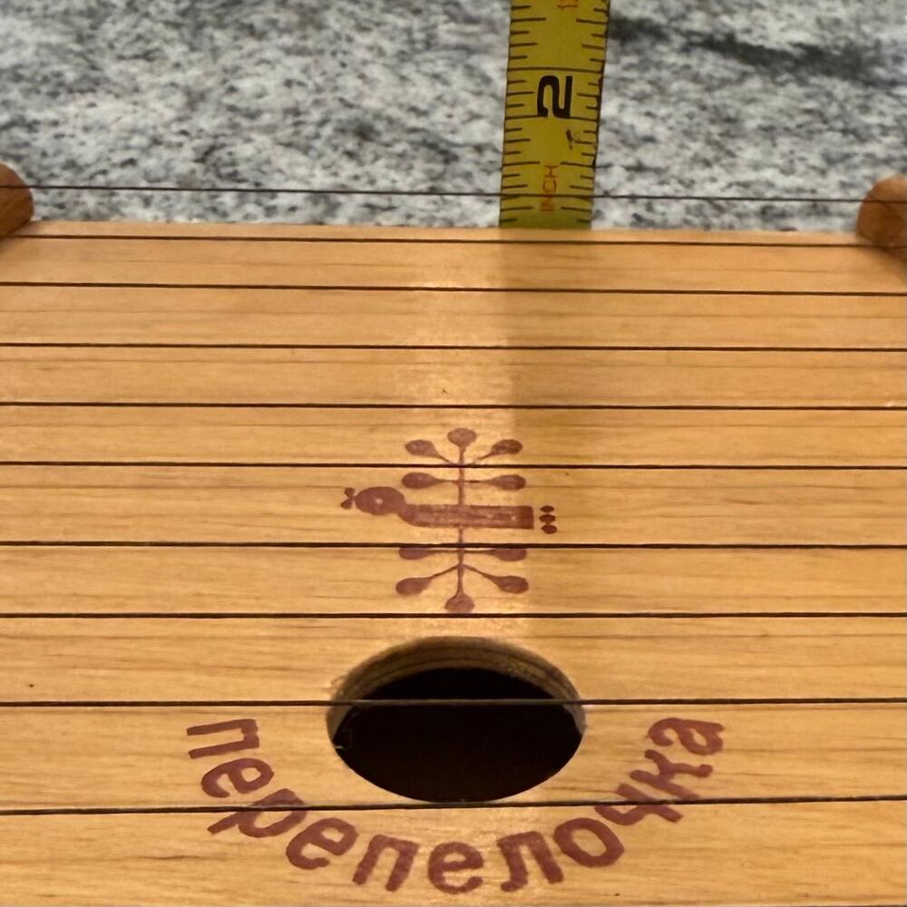 VTG Nepenenoyka Music Maker 15-String Zither Wooden Lap Harp Musical 
Instrument - Picture 10 of 15